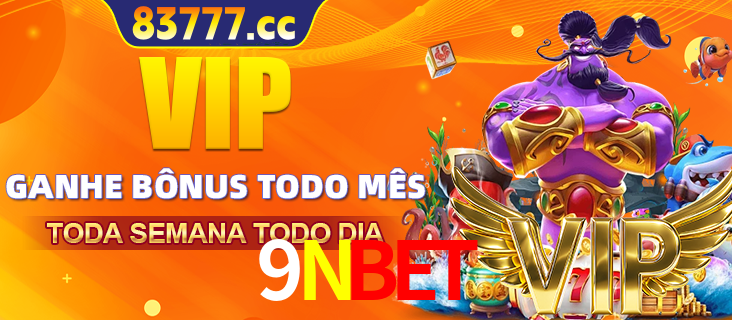 Banner promocional do 9NBET oferecendo 100% de recompensas adicionais contínuas para quem fizer o login diário (Daily sign-in), com um mascote de coelho.